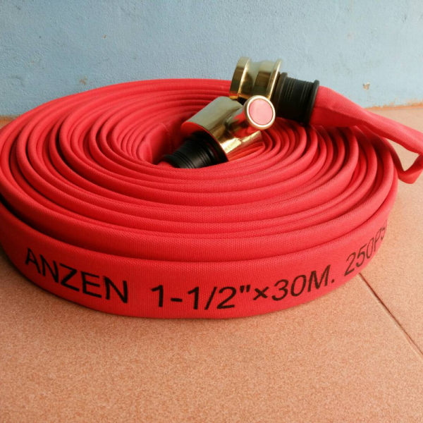 สายดับเพลิงผ้าใบสีแดง ANZEN